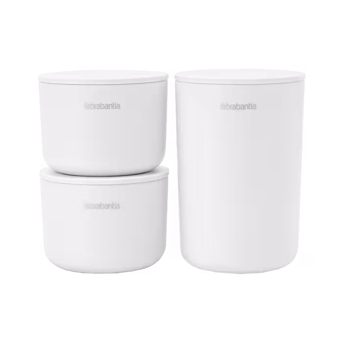 ست 3 عددی ظرف اکسسوری سفید برابانتیا brabantia
