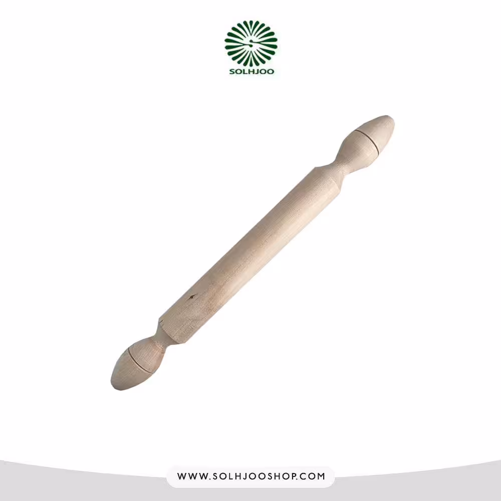 وردنه چوبی سپیدار 40 سانت قطر 4