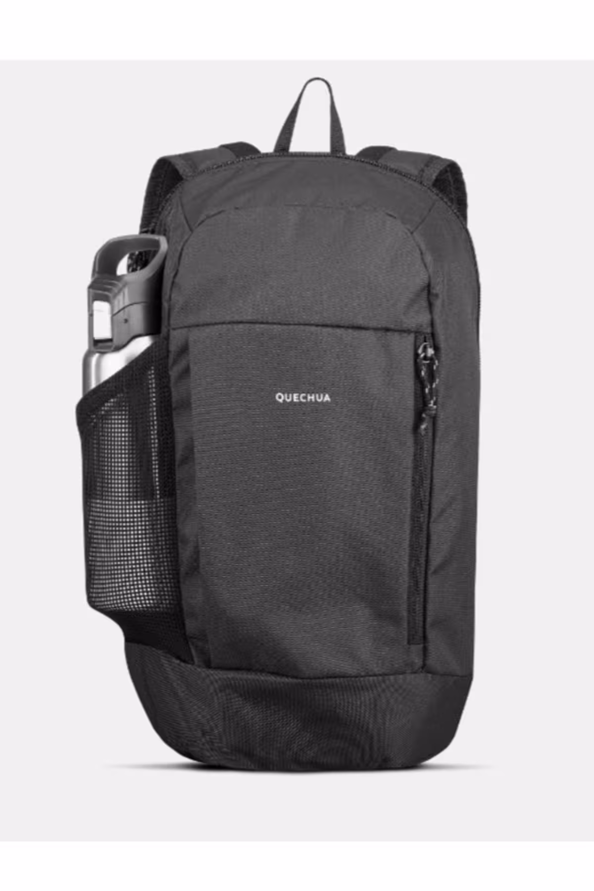 کوله پشتی مردانه و زنانه سیاه در فضای باز 10 L پایه 12 EN 21 ارتفاع 39 سانتی متر فصل جدید Decathlon