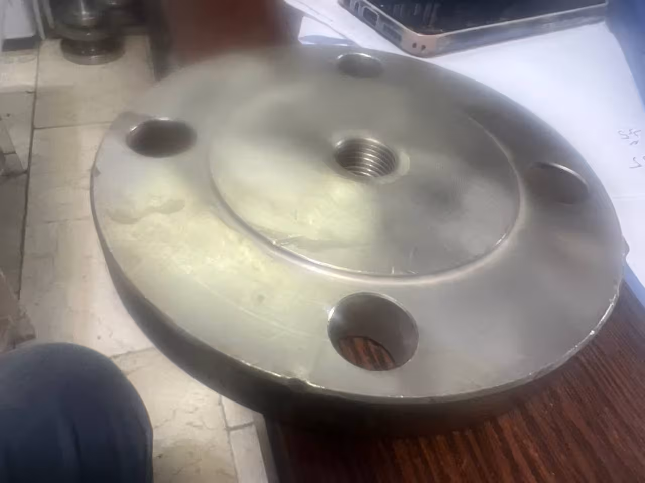 فلنج تبدیلی  کور  2"به 1/2" دنده   #150 ریس فیس از جنس SA182F316/F316L