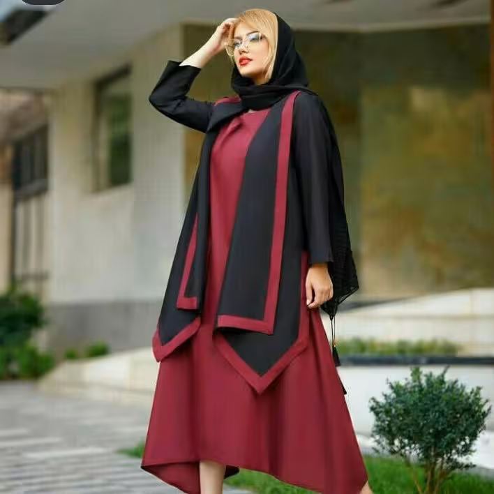 دوتیکه مانتو و پیراهن زنانه مدل شکیلا