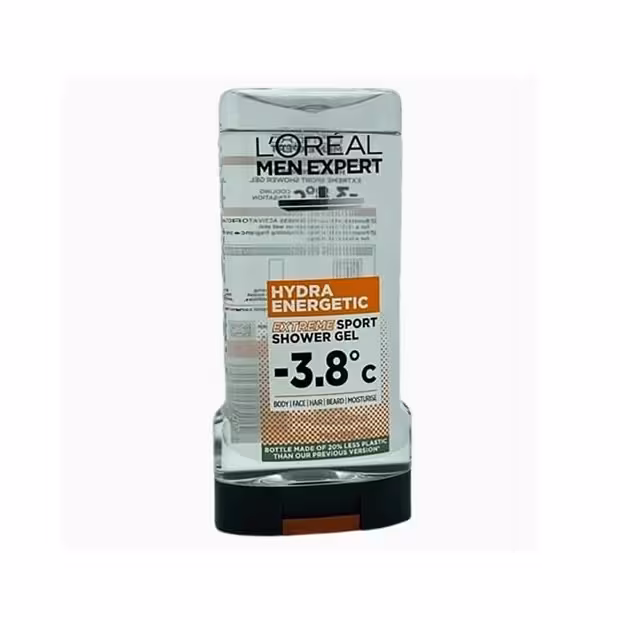 ژل شستشو مردانه لورال Hydra Energetic Extreme Sport حجم 300 میل