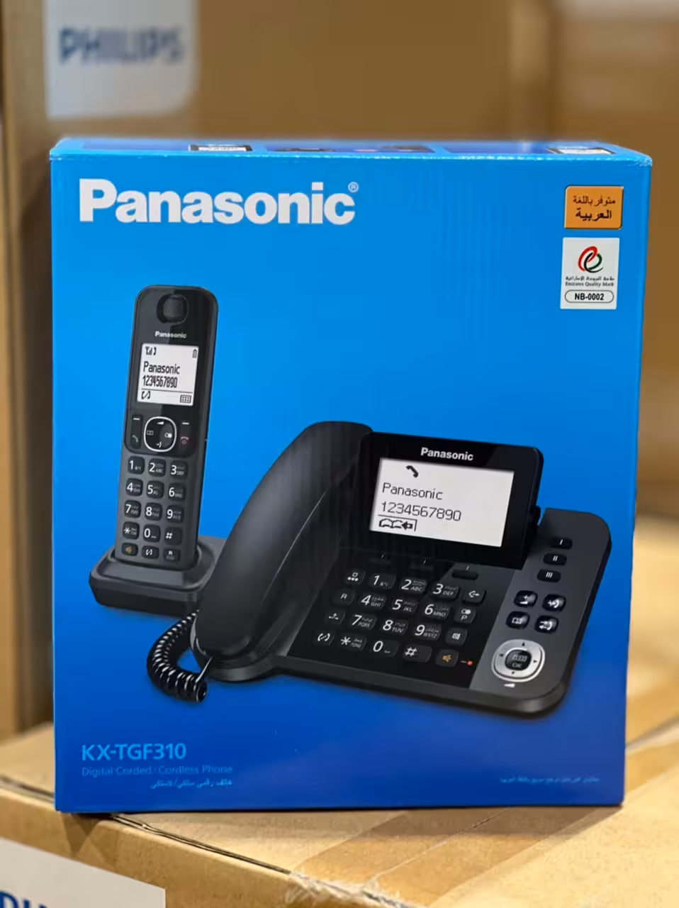تلفن پاناسونیک دوگوشی اصلی 310ساخت مالزی