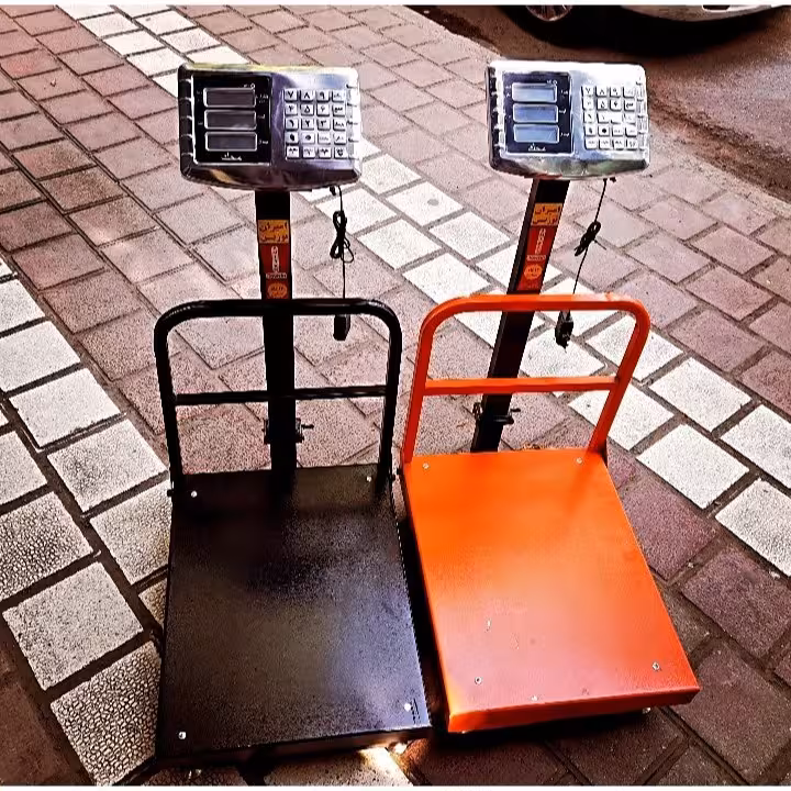 ترازو باسکول 300 کیلویی گارددار تاشو کیبورد استیل