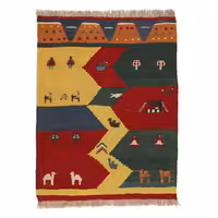 گلیم گبه دستبافت یک متری