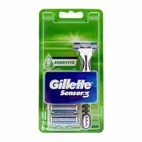 ست دسته و 6 عدد یدک ژیلت سنسور Gillette Sensor 3 مدل Sensitive