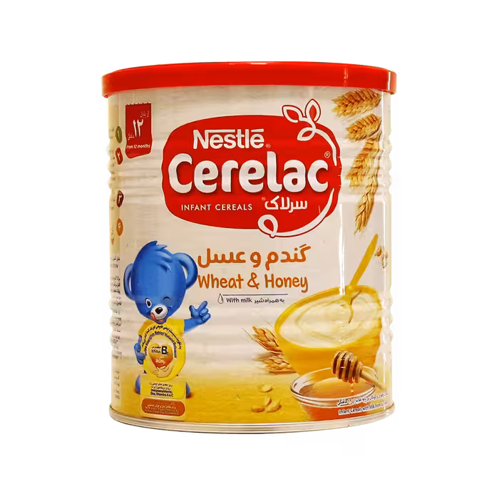 سرلاک گندم و عسل نستله از 12 ماهگی به بعد (400 گرم)