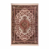 گبه ماشینی دنیای فرش کد 545K زمینه کرم