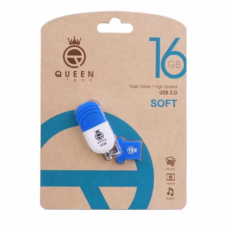 فلش مموری کوئین تک مدل SOFT ظرفیت 16گیگابایت