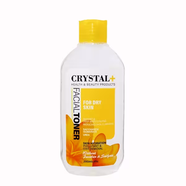تونر صورت پوست خشک کریستال پلاس _ 200ml