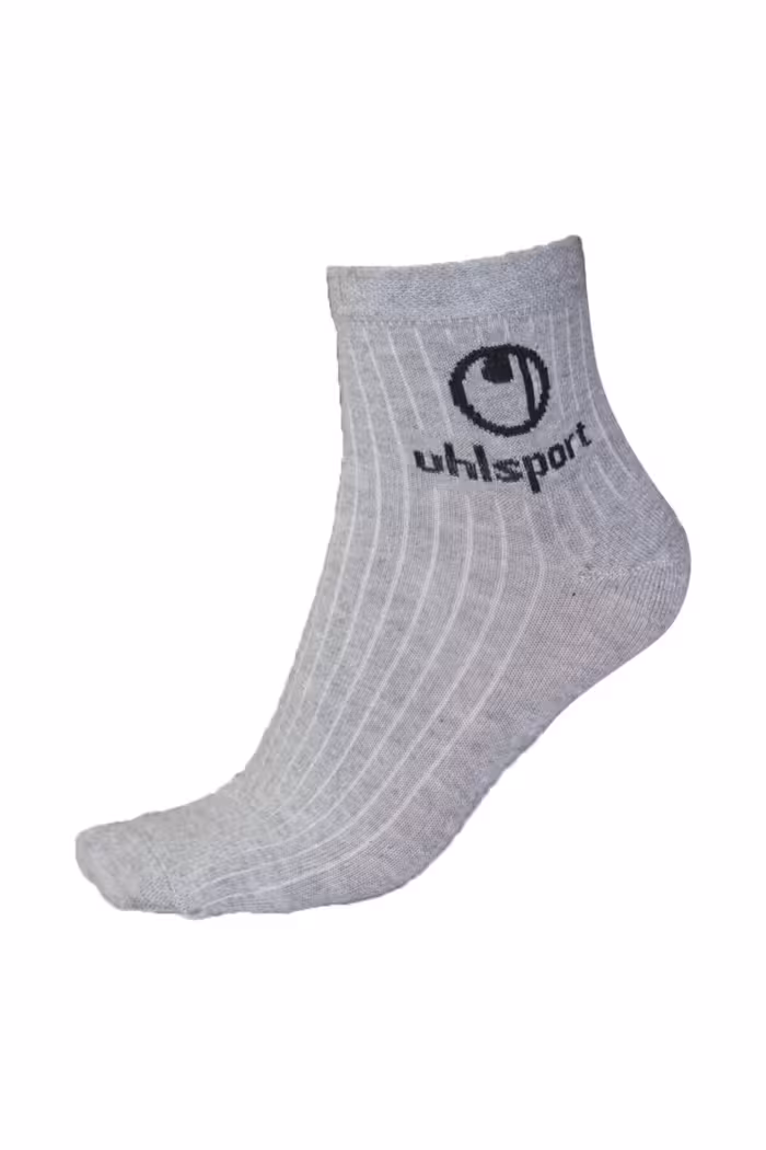 جوراب خاکستری مردانه و زنانه کوتاه اورجینال uhlsport