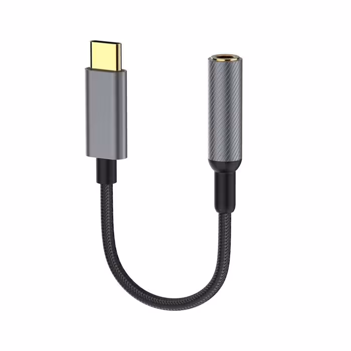 مبدل تایپ سی به جک 3.5 میلی‌متری الدینیو Ldnio مدل Ls-Y90C: با تراشه DAC و کابل کنفی