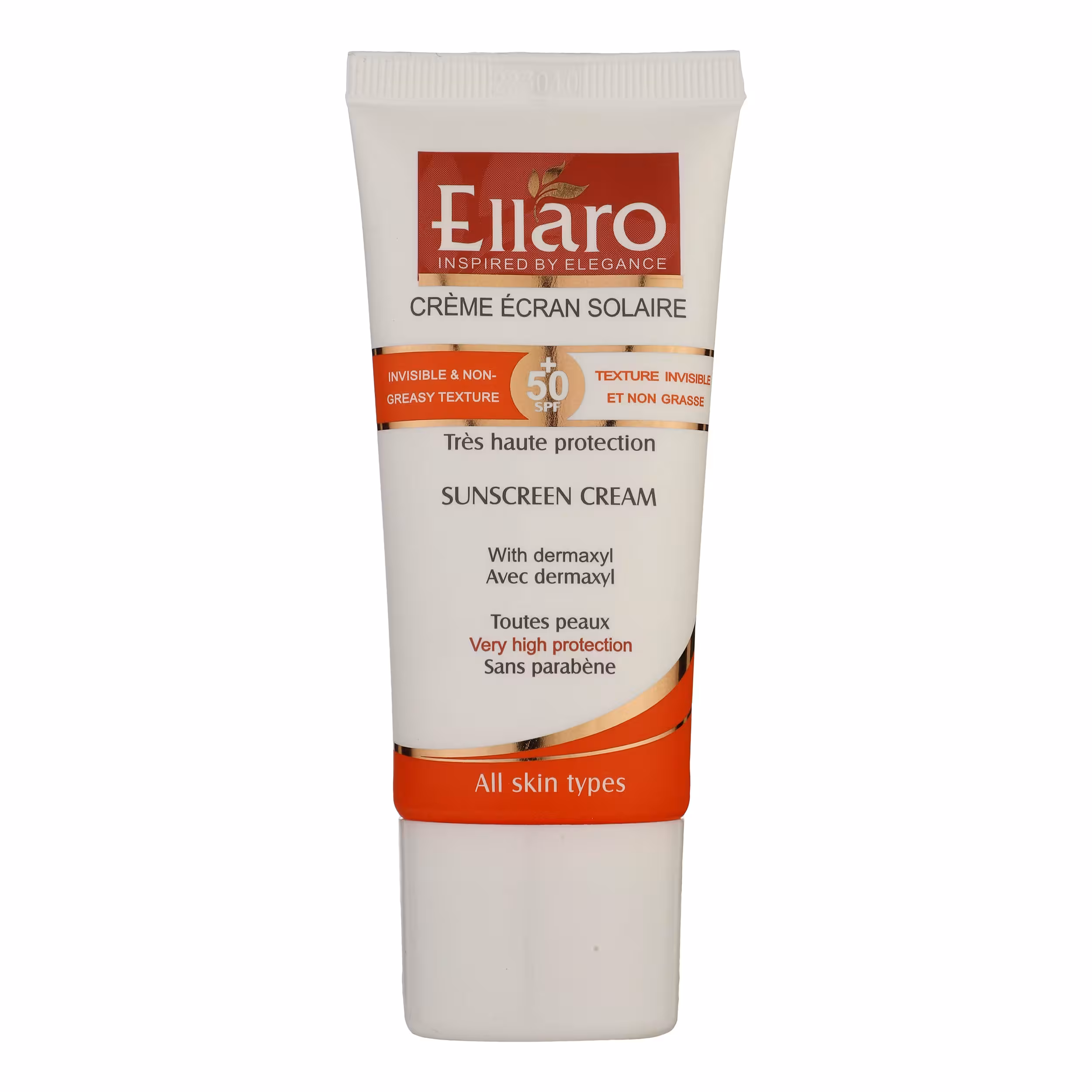 کرم ضد آفتاب SPF 50 الارو مناسب انواع پوستEllaro SPF 50  Sunscreen cream All Skin