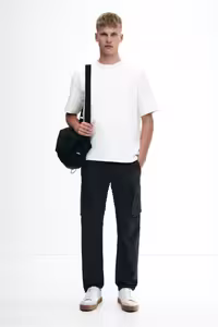شلوار مردانه بار نایلونی مناسب است H&M