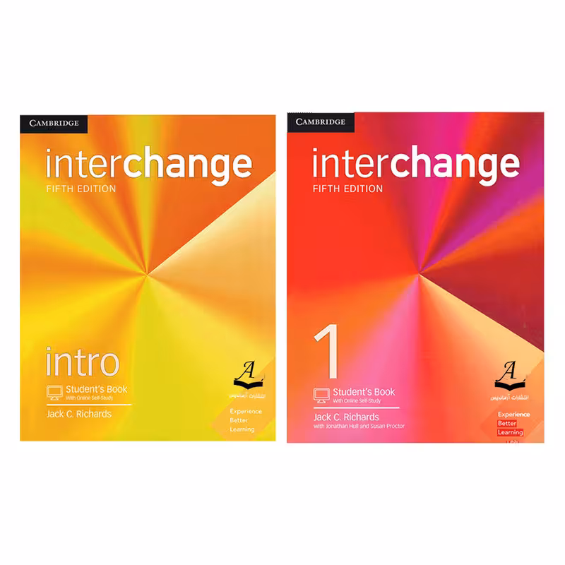 کتاب Interchange اثر Jack C Richards انتشارات آرماندیس دو جلدی