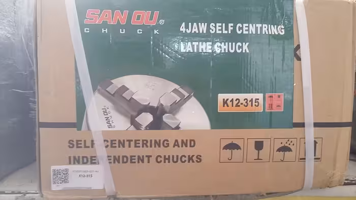 چهار نظام منظم دستگاه تراشکاری سایز 315 میلیمتر برند SAN OU (اصل)