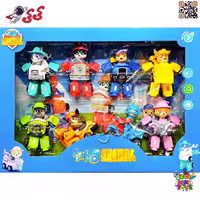 فیگور سگ‌های نگهبان رباتی تبدیل شونده با فرمانده رایدر | ست 8 عددی Paw Patrol 599135