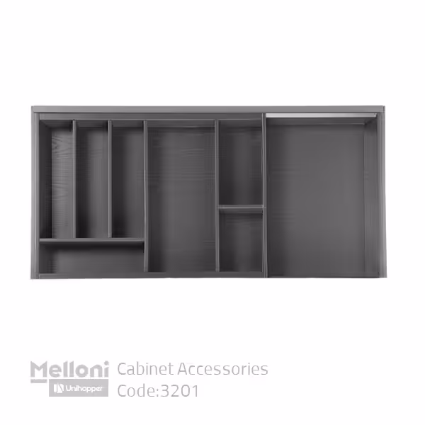 جای قاشق چنگال چوبی ملونی 3201 - یراقینو فروش یراق آلات کابینت و درب