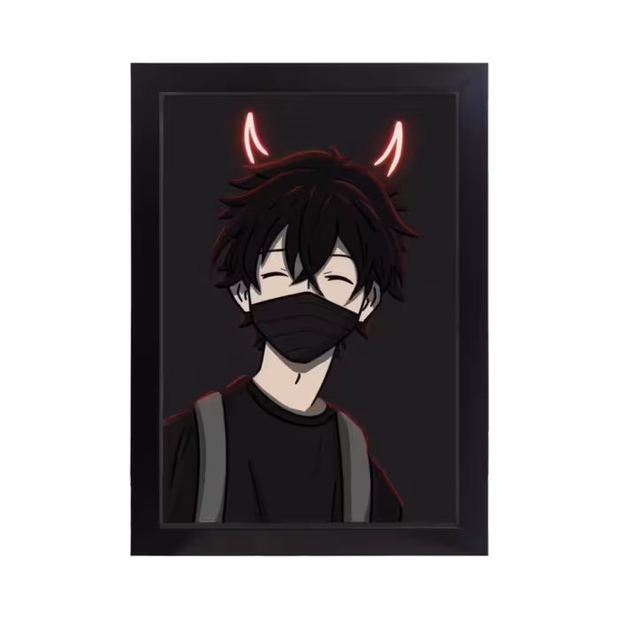 تابلو پسرانه طرح EVIL BOY کد PF-24003