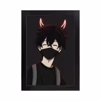 تابلو پسرانه طرح EVIL BOY کد PF-24003