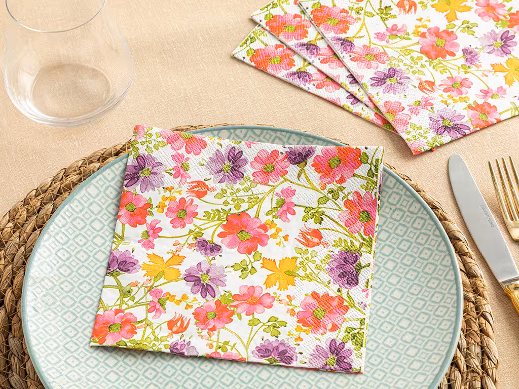 دستمال سفره و آشپزخانه انگلیش هوم طرح romantic بسته 20 عددی