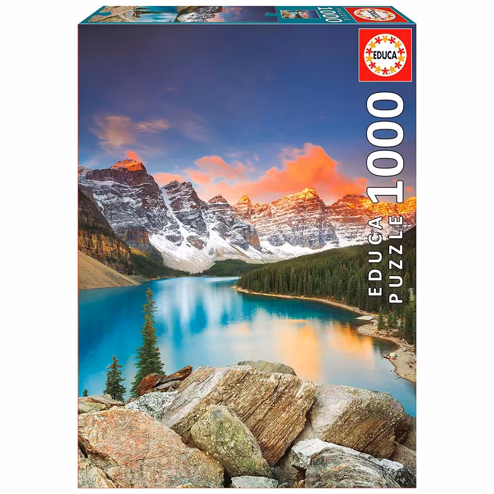 پازل 1000 قطعه Educa طرح دریاچه مورین کانادا