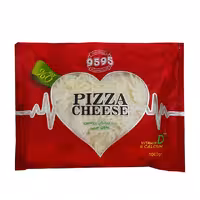 پنیر پیتزا رنده شده رژیمی 9595 بسته 1000 گرمی