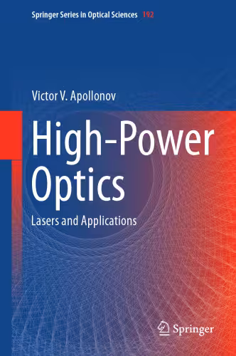 خرید و دانلود نسخه کامل کتاب High-Power Optics: Lasers and Applications