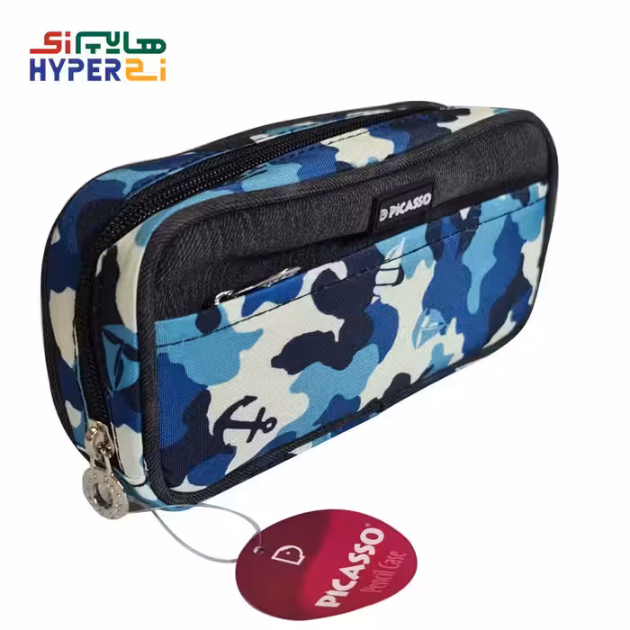 جامدادی پیکاسو G4 طرح ارتشی آبیPicasso pencil case g4