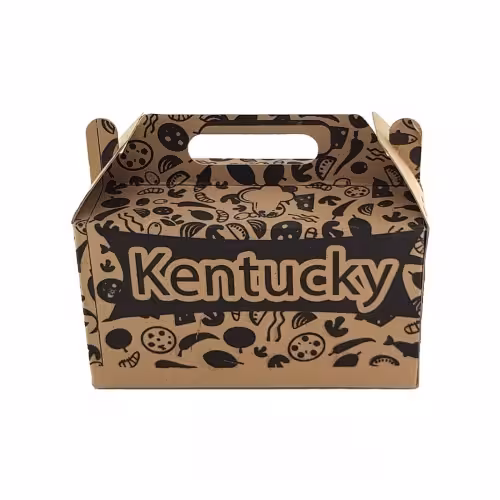 جعبه سوخاری مقوا دسته دار چاپی