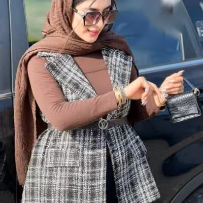 ست پاییزه وست  کمربند زنانه جنس شانل درجه یک