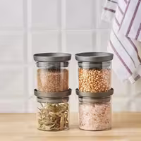 ست 4 عددی ظروف نگهدارنده امسان طرح Arya