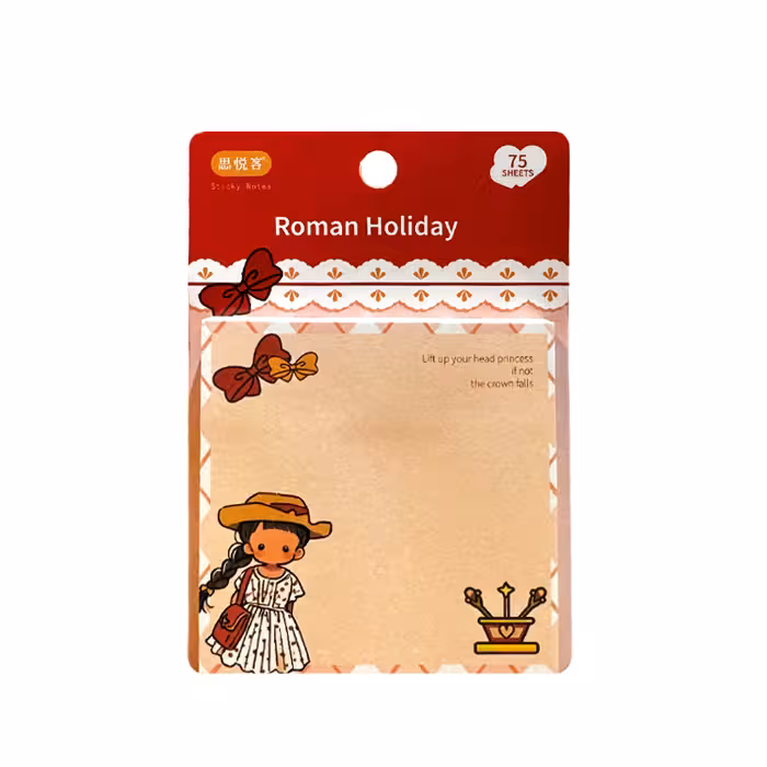 استیک نوت (کاغذچسب دار) طرح دختر