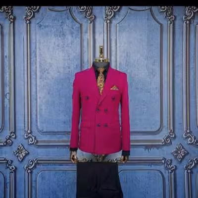 کت و شلوار دبل برست مردانه پارچه اسلامی ترک سایز44تا52