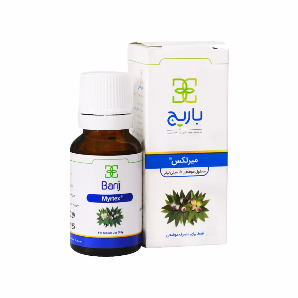 محلول موضعی میرتکس باریج اسانس 15 میلی لیتر