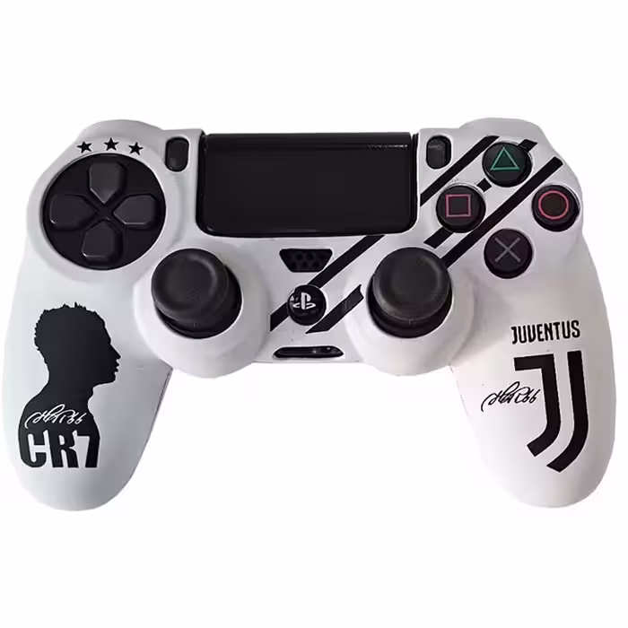 روکش دسته PS4 طرح یونتوس JUVENTUS سفید