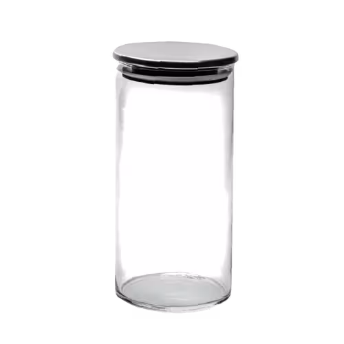 بانکه شیشه ای یونیک 1200 درب استیل UN-1273A