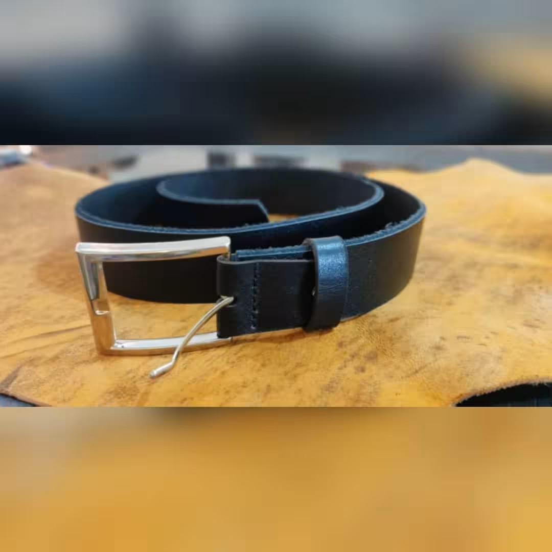 کمربند چرم طبیعی گاومیش