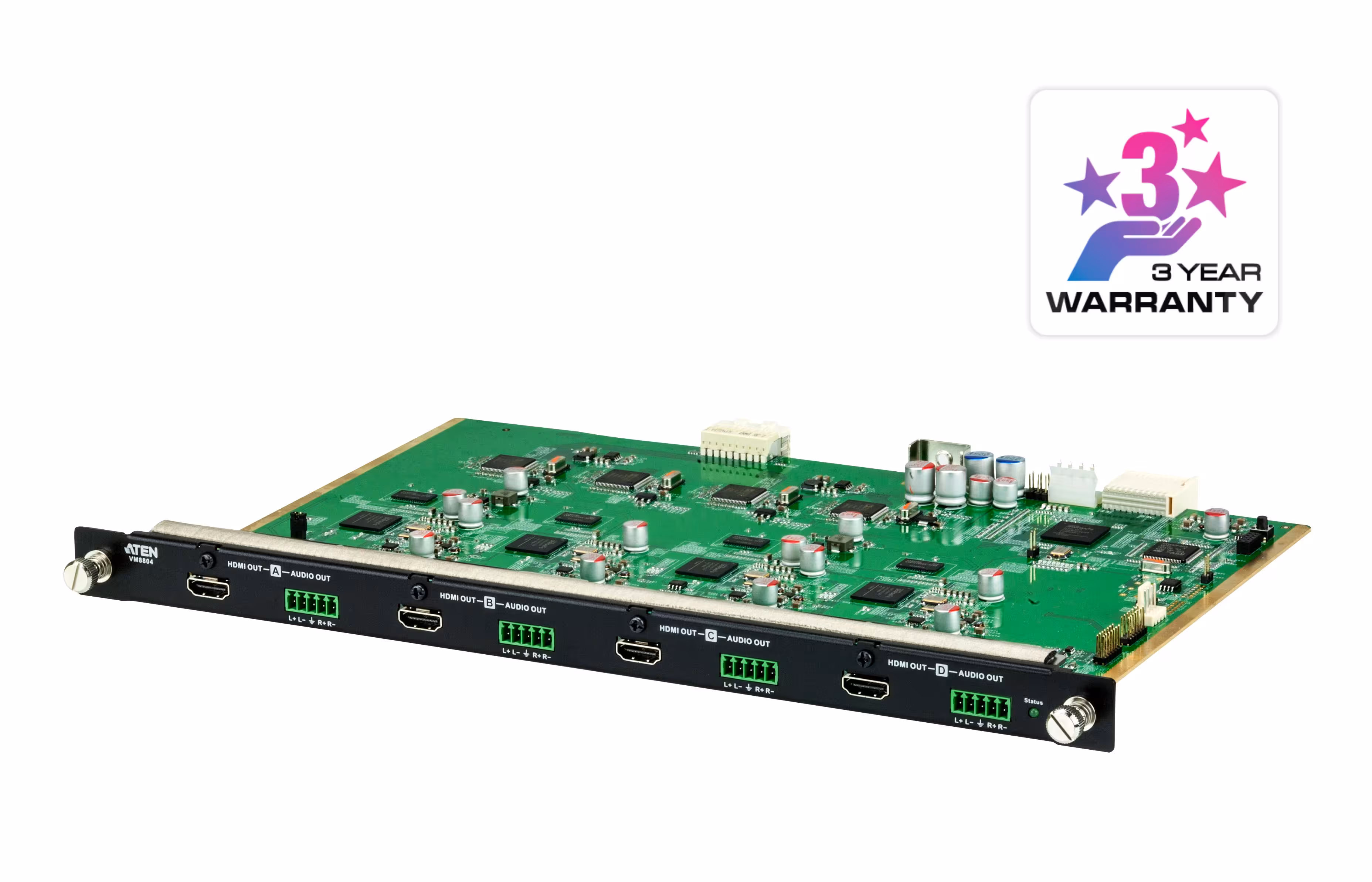 برد خروجی 4 پورت HDMI با اسکالر آتن VM8804