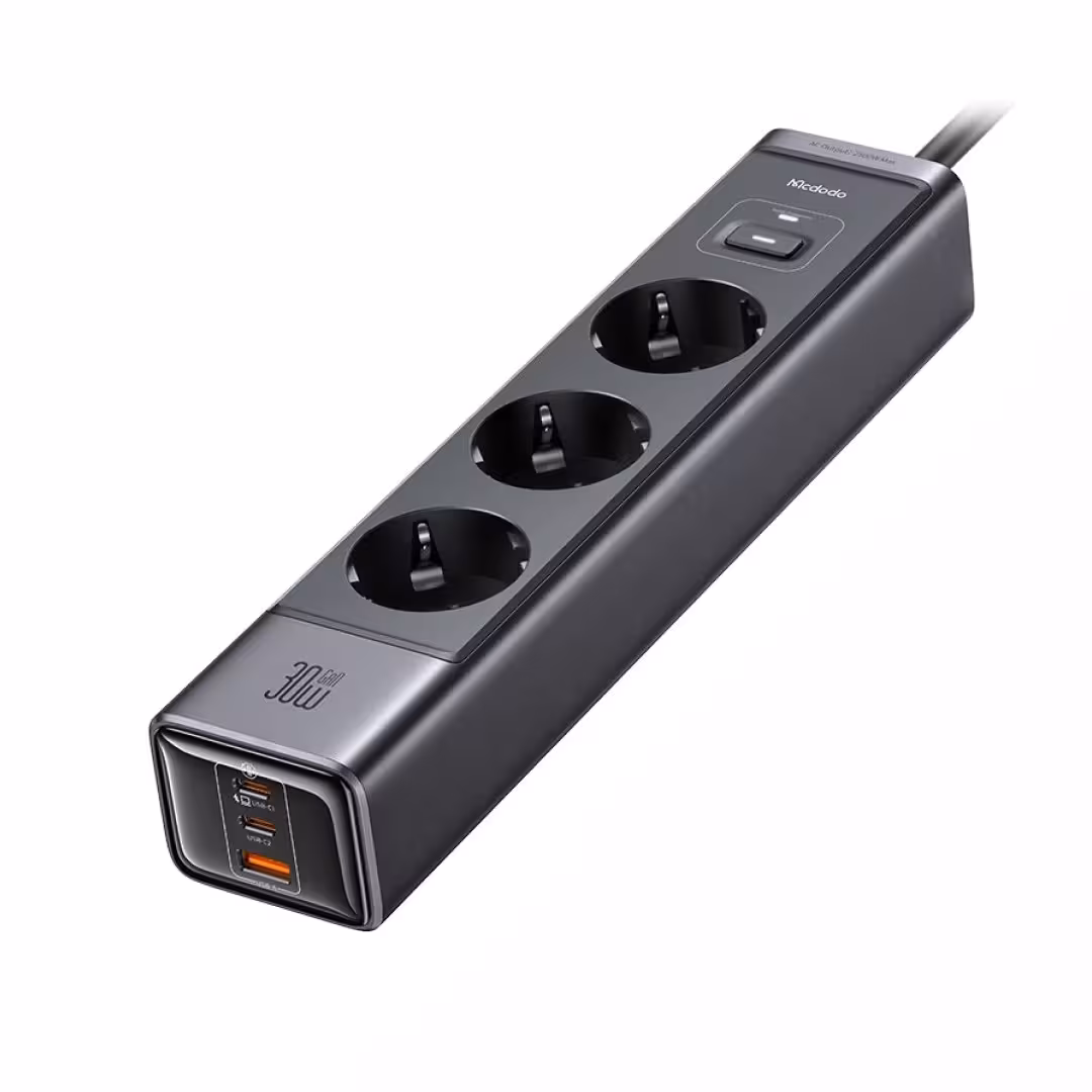 خرید اقساطی چندراهی و محافظ برق 30 وات 6 در 1 مک دودو مدل Mcdodo CH-062 | پرداخت 4 قسطه   ارسال سریع