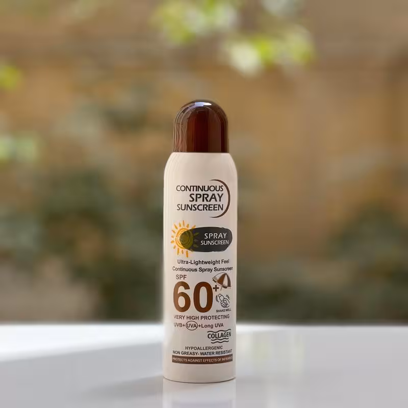اسپری ضدآفتاب ووکالی SPF 60 قهوه ای