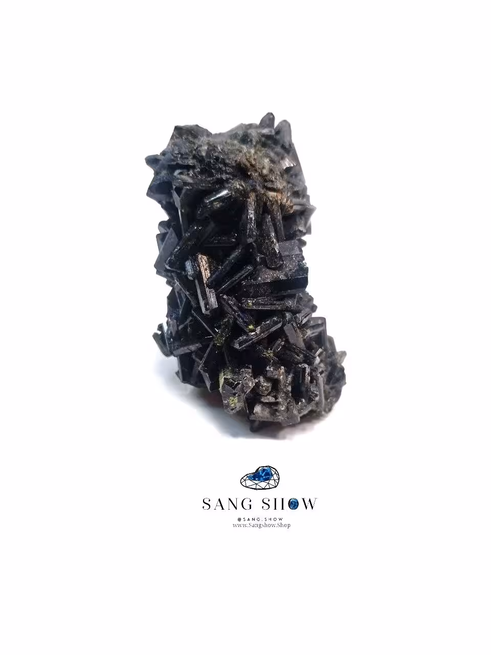 سنگ راف اپیدوت پر بلور نمونه استثنایی و اصل و معدنی S1746