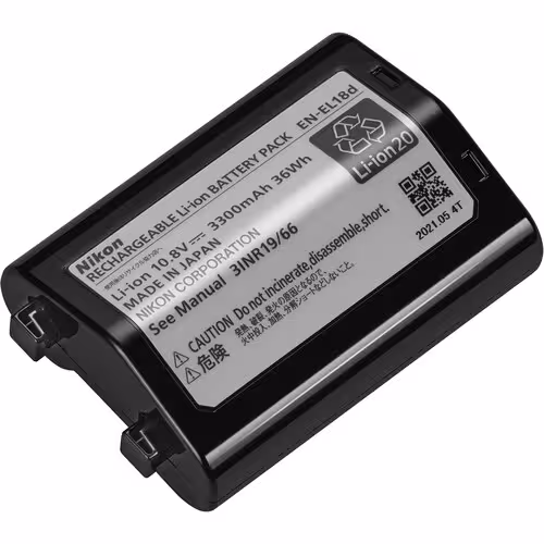 باتری اصلی نیکون Nikon EN-EL18d Rechargeable Lithium-Ion Battery (108V, 3300mAh)