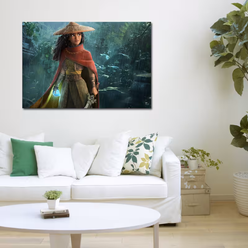 تابلو شاسی کودک مدل رایا و آخرین اژدها کد 9 | دنیای قاب