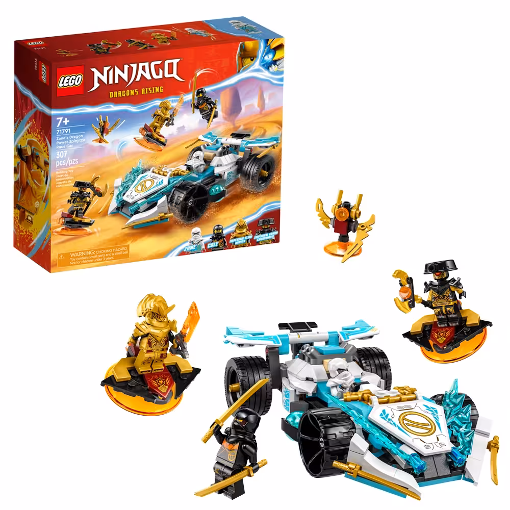 لگو Ninjago مدل Zane’s Dragon Power Spinjitzu Race Car 71791