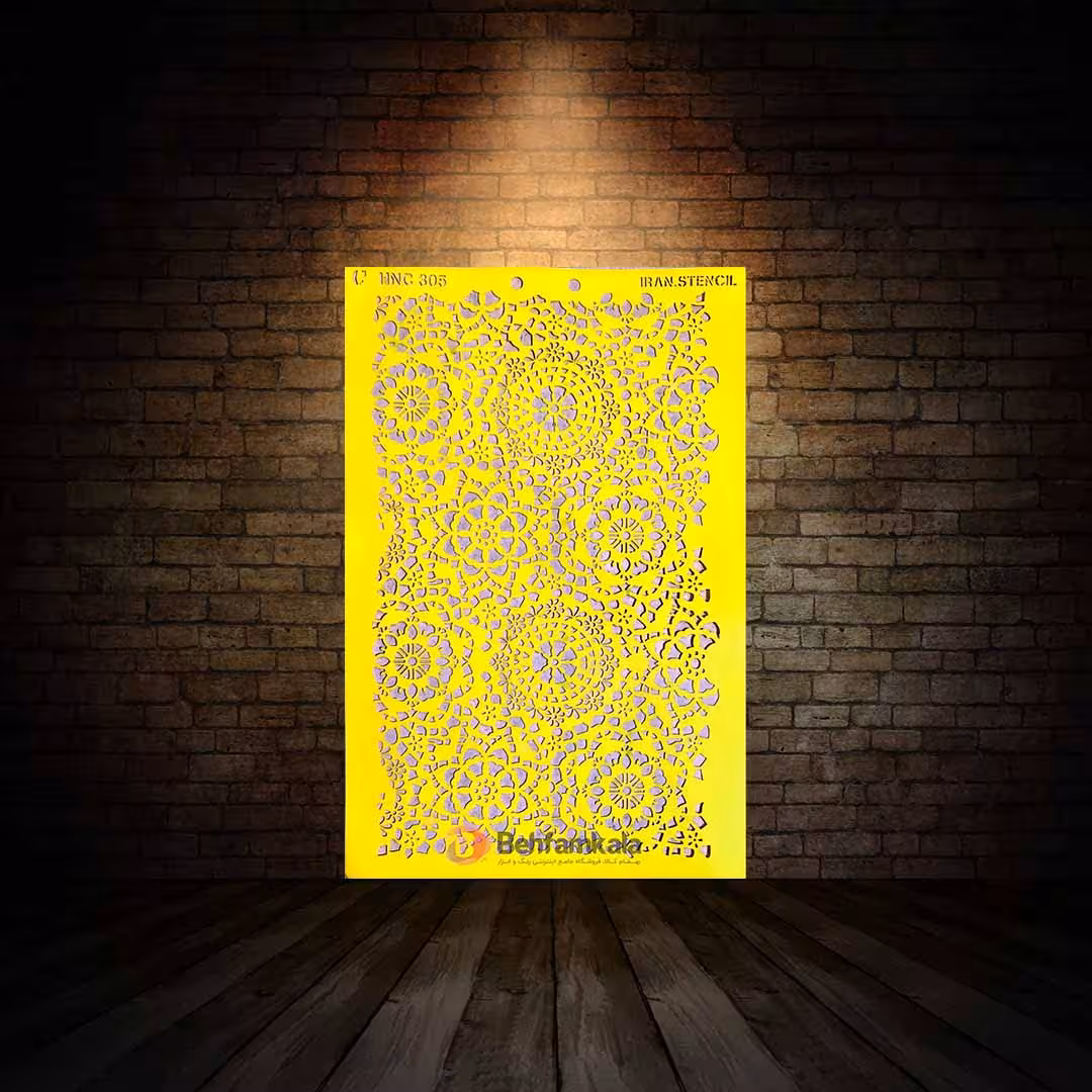 شابلون استنسیل ابعاد 50*35 کد HNC 305