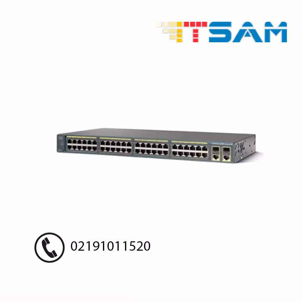 سوئیچ شبکه سیسکو 48 پورت WS-C2960-48TC-S