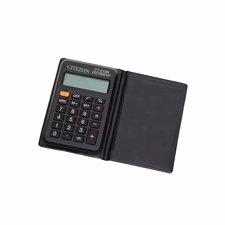 ماشین حساب جیبی کاور دار