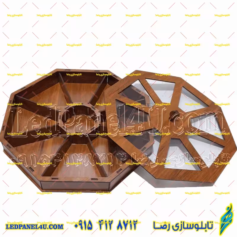 جعبه رومیزی تی بگ و تنقلات  کد416 -تابلو سازی رضا (پس کرایه)