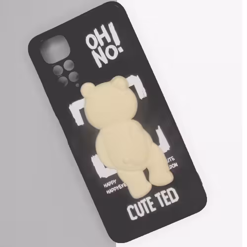 قاب شیائومی note 11s سیلیکونی عروسکی برجسته